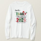 Long-sleeved Christmas T-shirt 2025 Tシャツ (デザイン正面)