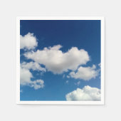 Long soft cloud スタンダードカクテルナプキン (正面)