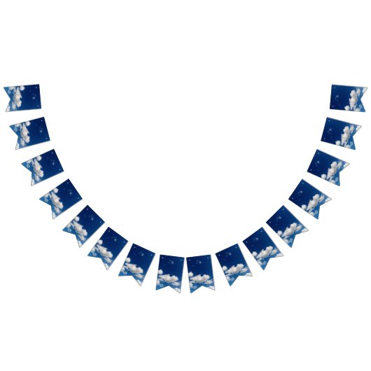 Long soft cloud バンティングフラッグ (全)