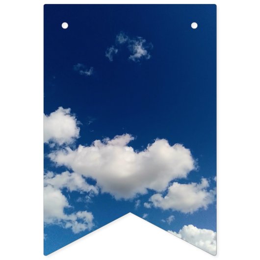 Long soft cloud バンティングフラッグ (第1の旗)