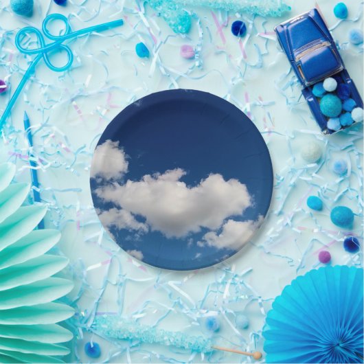 Long soft cloud ペーパープレート (パーティー)