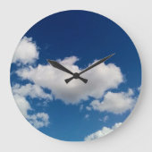 Long soft cloud ラージ壁時計 (正面)