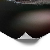 Long-Tailed Macaque Close-Up ポスター (角)