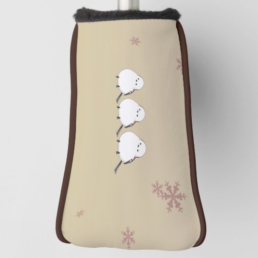 Long-tailed tit ゴルフヘッドカバー (回転90)