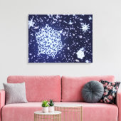 Long Winter's Night Canvas Print キャンバスプリント (インサイチュ (リビング))