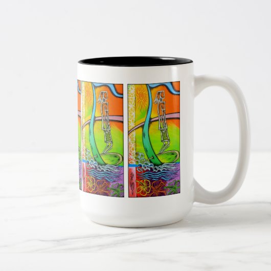 Longboardの情報通のマグ ツートーンマグカップ (右)