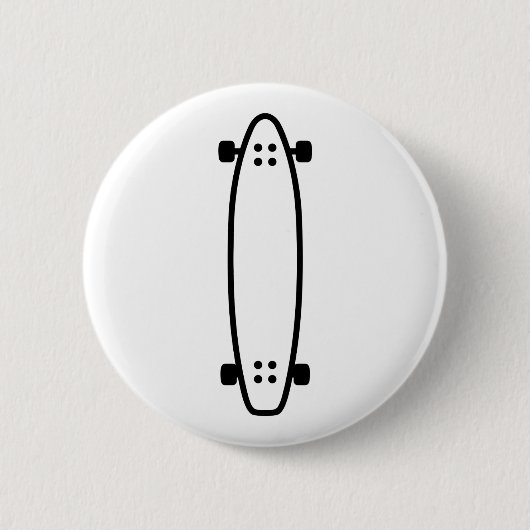 Longboard 缶バッジ (正面)