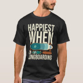 Longboard Skateboard Board Wheels Longboarder Begi Tシャツ (正面)