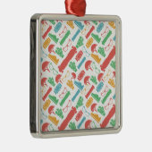 longboardersの付属品のためのベクトル背景 メタルオーナメント (右)