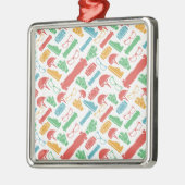 longboardersの付属品のためのベクトル背景 メタルオーナメント (左)