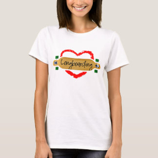 longboarding愛 tシャツ