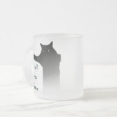 LongcatにTacgnolすべて味があります フロストグラスマグカップ (正面左)