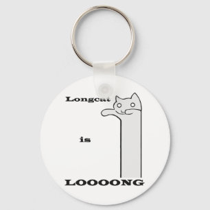 Longcatは長いです キーホルダー