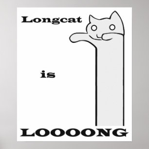 Longcatは長いです ポスター
