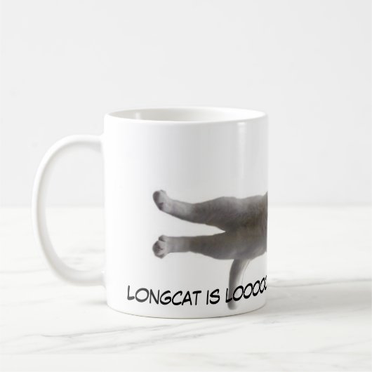 Longcat コーヒーマグカップ (左)