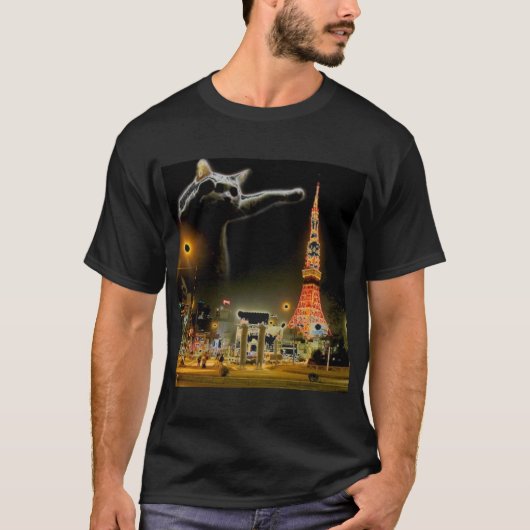 Longcat_In_Paris Tシャツ (正面)
