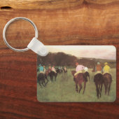 Longchampの競走馬by Edgar Degas キーホルダー (裏面)