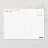 Longchampの競走馬by Edgar Degas ポストカード (裏面)