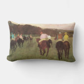Longchampの競走馬by Edgar Degas ランバークッション (正面)