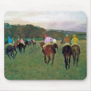 Longchamp Race Horse, Edgar Degas マウスパッド