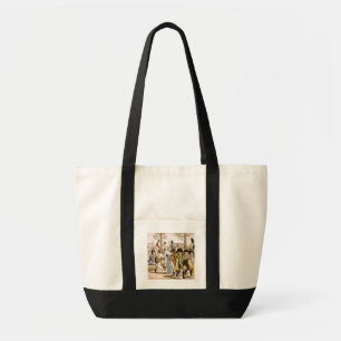 Longchamps 1802年の遊歩道(版木、銅版、版画) トートバッグ