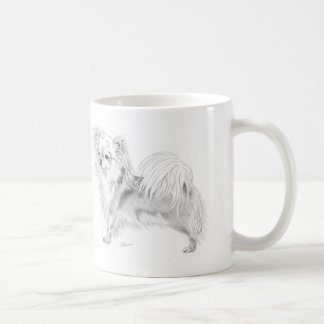 Longcoatのチワワ-立ちます コーヒーマグカップ