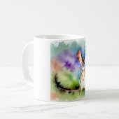 Longeared Jerboa 200824AREF110 - Watercolor コーヒーマグカップ (正面左)