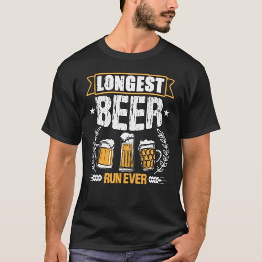 Longest Beer Run Ever  Running Tシャツ (正面)