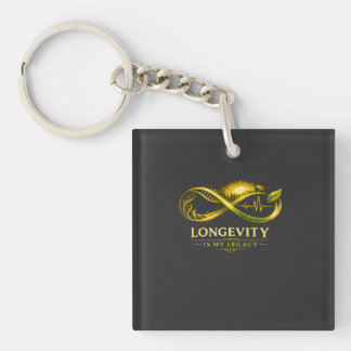 Longevity Is My Legacy - ゴールデン・インフィニティ・ヘルス & キーホルダー