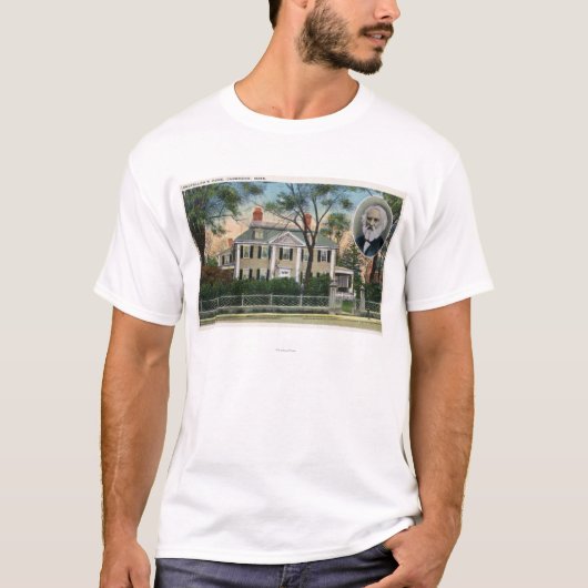 Longfellowの家の外観 Tシャツ (正面)