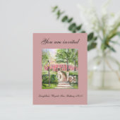 Longfellowの路傍のイン-招待状 インビテーションポストカード (スタンド正面)