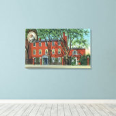 Longfellow's Homeの外観2 キャンバスプリント (インサイチュ (ウッドフロア))