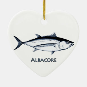 Longfinのマグロマグロのロゴ セラミックオーナメント