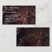 Longhiピエトロ(最も最高のな質)著錬金術師 名刺 (正面/裏面)