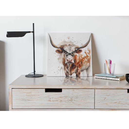 Longhornレガシー スクエア壁時計