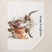 Longhornレガシ、カスタム シェルパブランケット (正面)