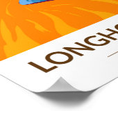 Longhorn Cavern State Park Texas Vintage  ポスター (角)