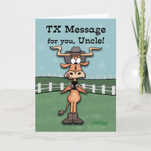 Longhorn TXメッセージ カード (正面)