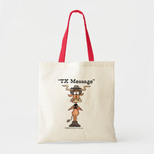 Longhorn TXメッセージ トートバッグ