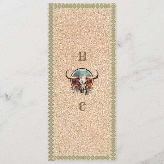 Longhorn Western Ranchのフラ結婚ットメニュー メニュー (裏面)