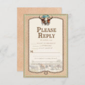 Longhorn Western Reply Card (正面/裏面)