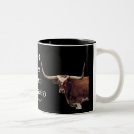 LonghornCoffeeMugカスタマイズ ツートーンマグカップ