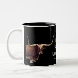 LonghornCoffeeMugカスタマイズ ツートーンマグカップ