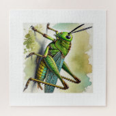 Longhorned Grasshopper Katydid 270824IREF244 - Wat ジグソーパズル (横)