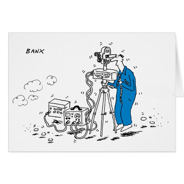 Longinesのタイムキーパー1964のカード (正面横)