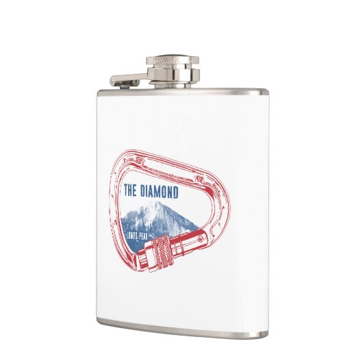 Longs Peak Diamond Rock Climbing Carabiner フラスク (左)