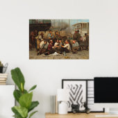 Longshoremen's Noon - John Brownファインアートポスター ポスター (ホームオフィス)