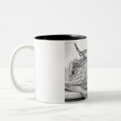 Longtailのおとりのツートーンマグ(ロリ地方Corbett) ツートーンマグカップ (左)