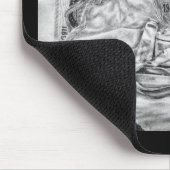 Longtailのおとりの静物画のマウスパッド(ロリ地方Corbett) マウスパッド (コーナー)