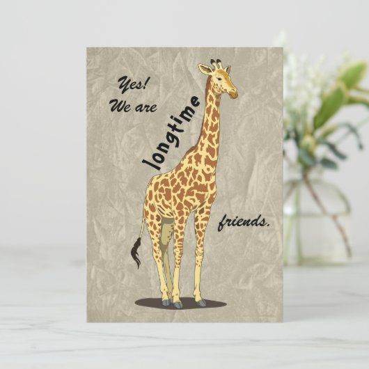 Longtime friends - with Giraffe image シーズンカード (スタンド正面)